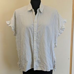 Madewell Ruffled Button-Down